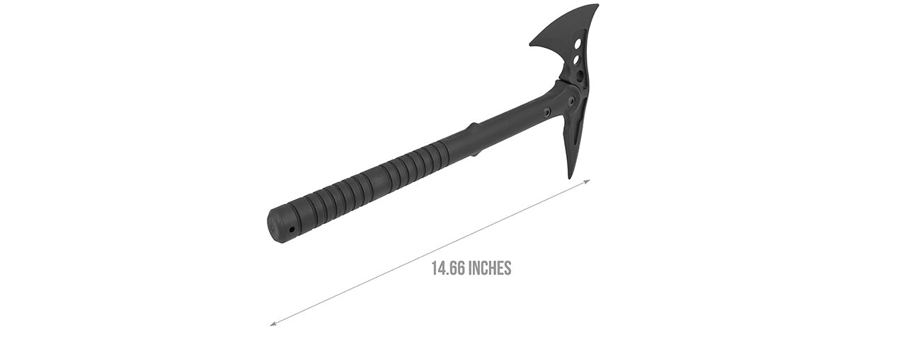 MOLLE POLYMER TRAINING DUAL BATTLE AXE W/ PICK