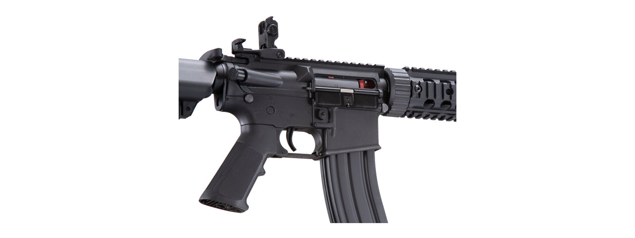 Lancer Tactical Gen 2 M4 SD Carbine Airsoft AEG Rifle with Mock Suppressor