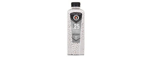 Lancer Tactical 5050 Round 0.25g Streamline Competition Grade BB Bottle (Color: White)