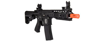 Lancer Tactical Proline 7" KeyMod Railed Airsoft AEG Rifle with Picatinny Rail Segments (Color: Black)