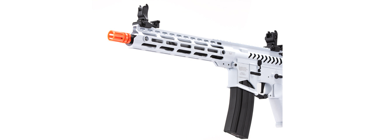 Lancer Tactical Enforcer Blackbird Skeleton AEG w/ Alpha Stock (Color: White)