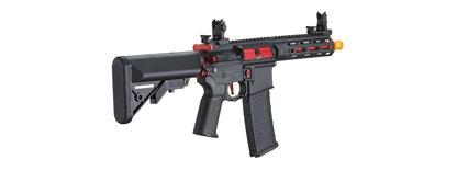 Lancer Tactical Gen 2 Hellion M-LOK 7" Airsoft M4 AEG (Color: Black & Red)(Battery and Charger Included)